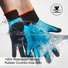 COOLJOB gardening gloves deliver reliable dry grip in wet conditions during tasks