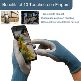 COOLJOB gloves with elastic cuffs stay securely in place during work.