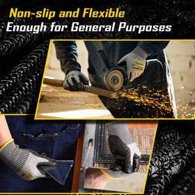 COOLJOB versatile gray gloves make a practical gift for families and friends.