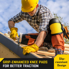 CoolJOB knee pads elastic strap system enables quick, customized fit