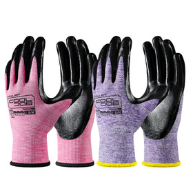 COOLJOB nitrile-dipped gloves with grip for secure handling in wet conditions.