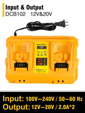 COOMYXIN DCB102 dual-port charger back panel for easy cable access.