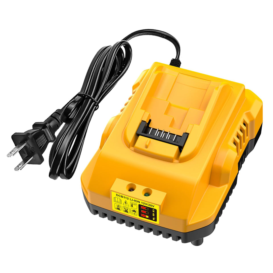 COOMYXIN DCB112 charger front view highlighting compact design for on-site charging