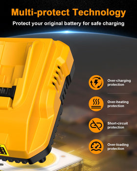 COOMYXIN DCB112 LED indicator illustrating charging status at a glance