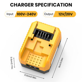 COOMYXIN battery for outdoor work with extended runtime capability.