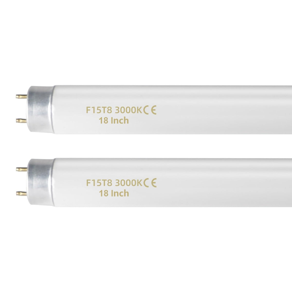 coospider-repta F15T8 18in tube front view with warm 3000K glow for task lighting