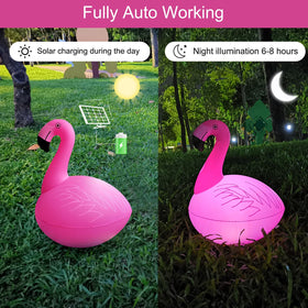 Cootway flamingo pool light is IP68 waterproof, suitable for wet poolside scenes