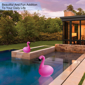 Cootway pool light is easy to inflate and place for instant color