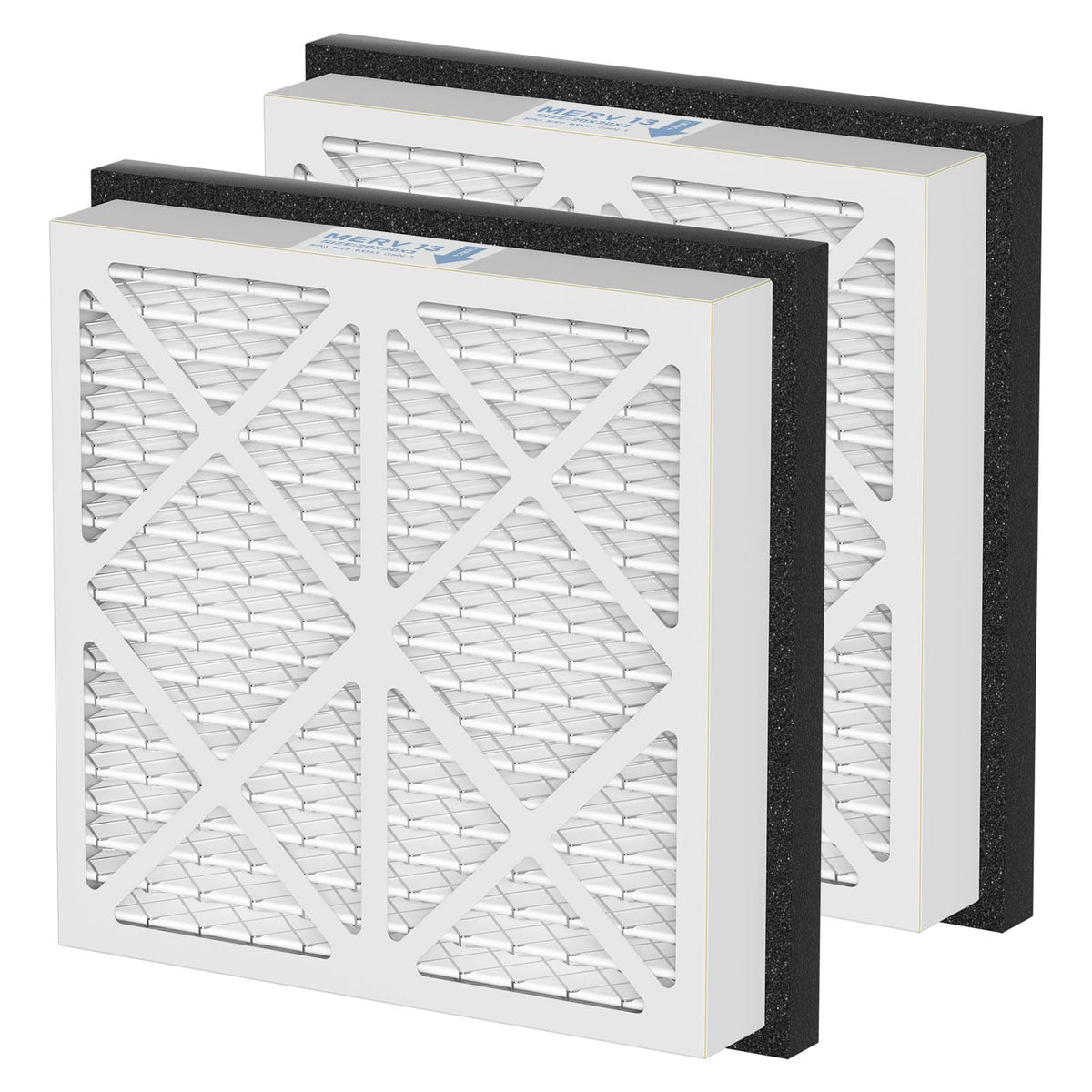 Cooyafan 20x20x3 MERV13 filter front view for reliable home airflow