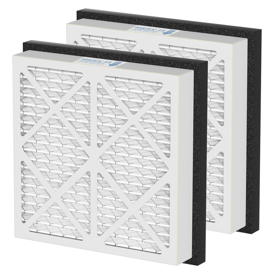 Cooyafan 20x20x3 MERV13 filter front view for reliable home airflow