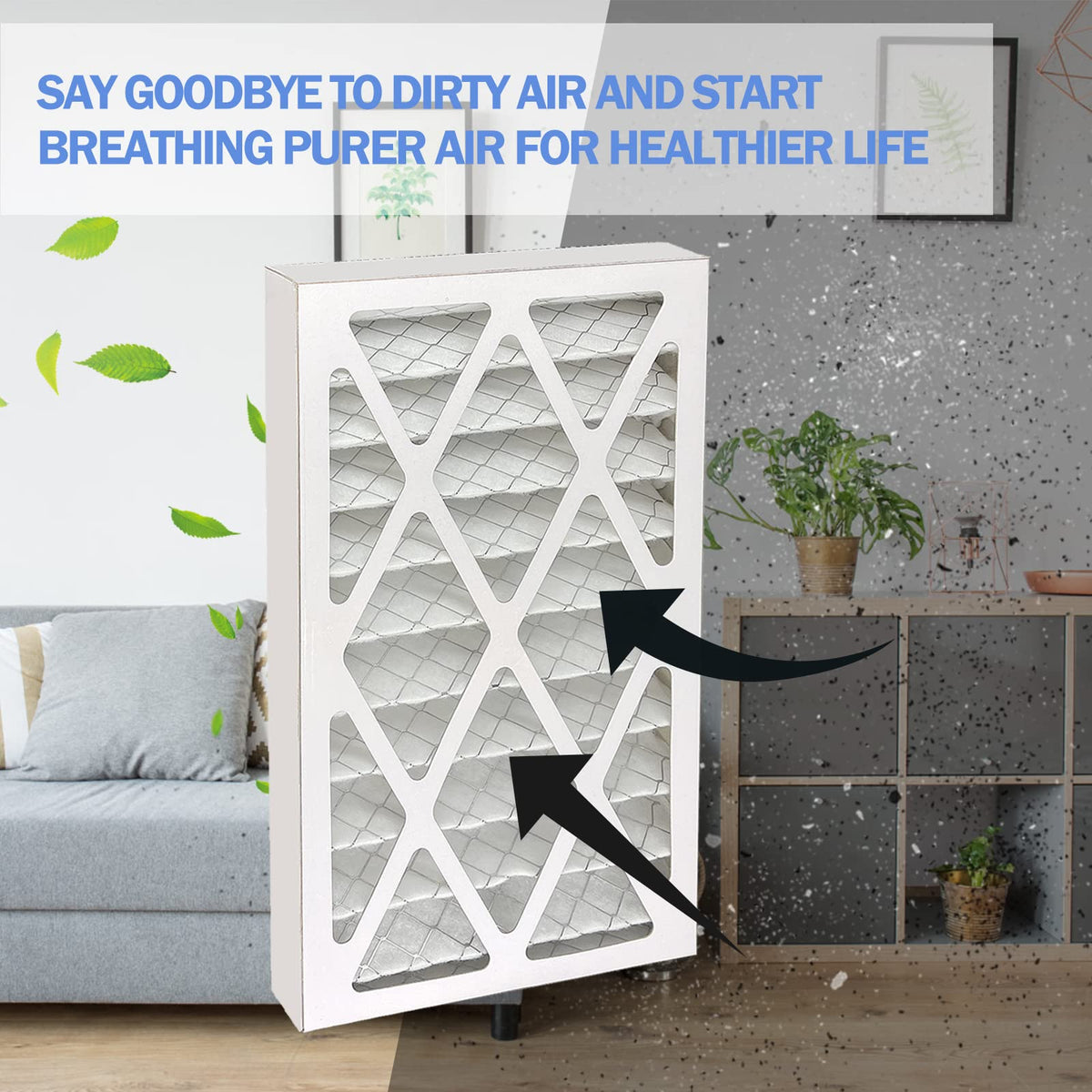 Cooyafan air filtration clarity reduces airborne dust during sanding.