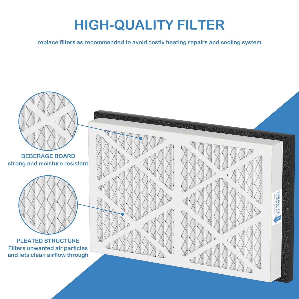 Cooyafan easy replacement depiction shows simple swap for hassle-free maintenance.