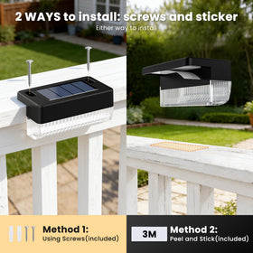 COOZAMING IP44 solar light weatherproof and rain resistant