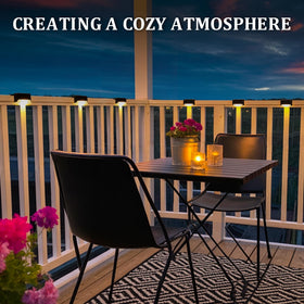 COOZAMING warm white lighting enhances patios and driveways with subtle ambience.