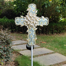 COOZZYHOUR IP65 waterproof cross light for year-round outdoor use