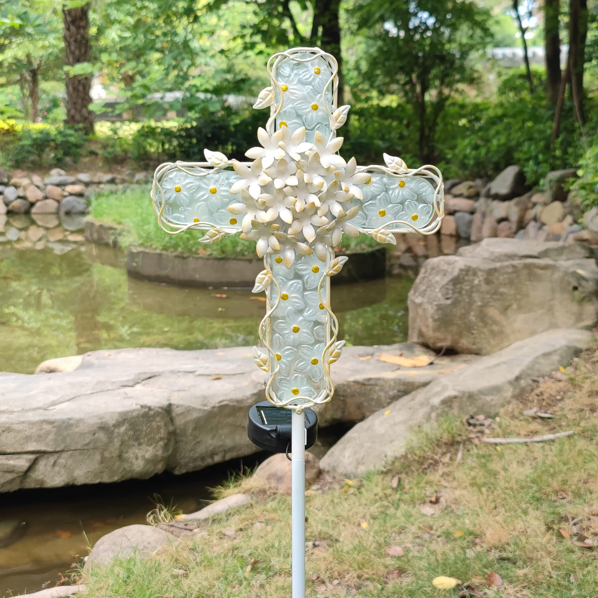 COOZZYHOUR warm white 20-LED glow along pathways