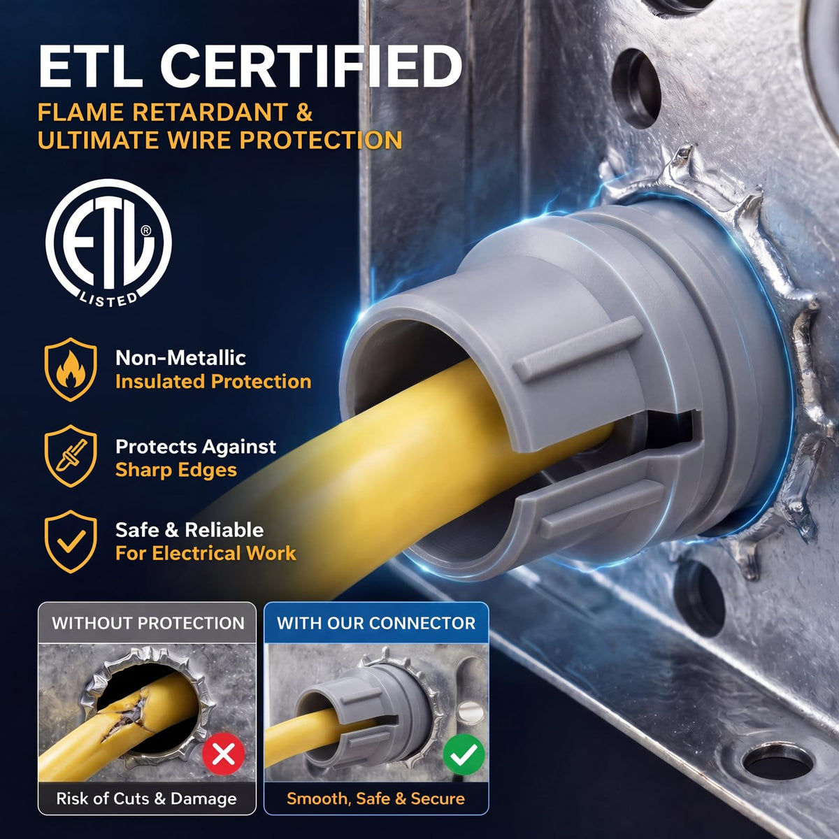 Copkim waterproof, corrosion-resistant plastic for outdoor wiring tasks