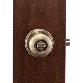 Copper Creek BK2040AB installed on a door with decorative rosettes for secure entry.