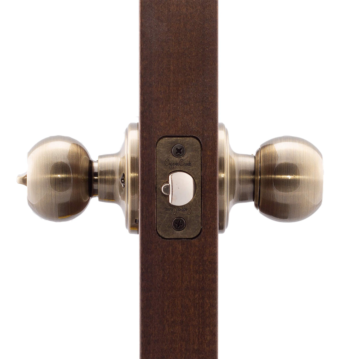 Copper Creek BK2040AB with nickel-plated bolts and keyed entry detail for reliability.