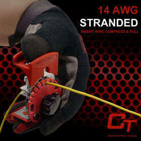 CopperMine pocket-size stripper fits in your tool kit for easy transport