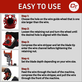 CopperMine tool handles 10 AWG copper wire for versatile scrap prep