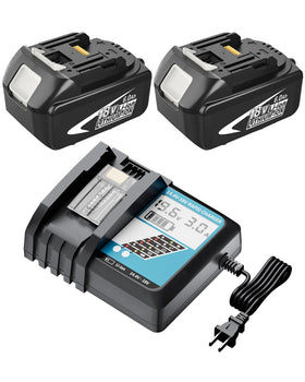 Coraybat 2-pack 18V battery with 6.0Ah for extended cordless tool runtime.