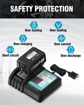Coraybat safety protections guard against overheating and short circuits.