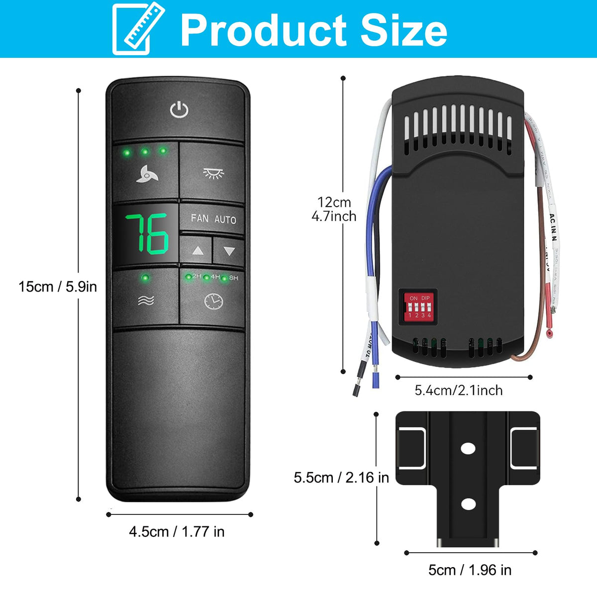 CoreBay light dimmer works with dimmable bulbs for mood lighting