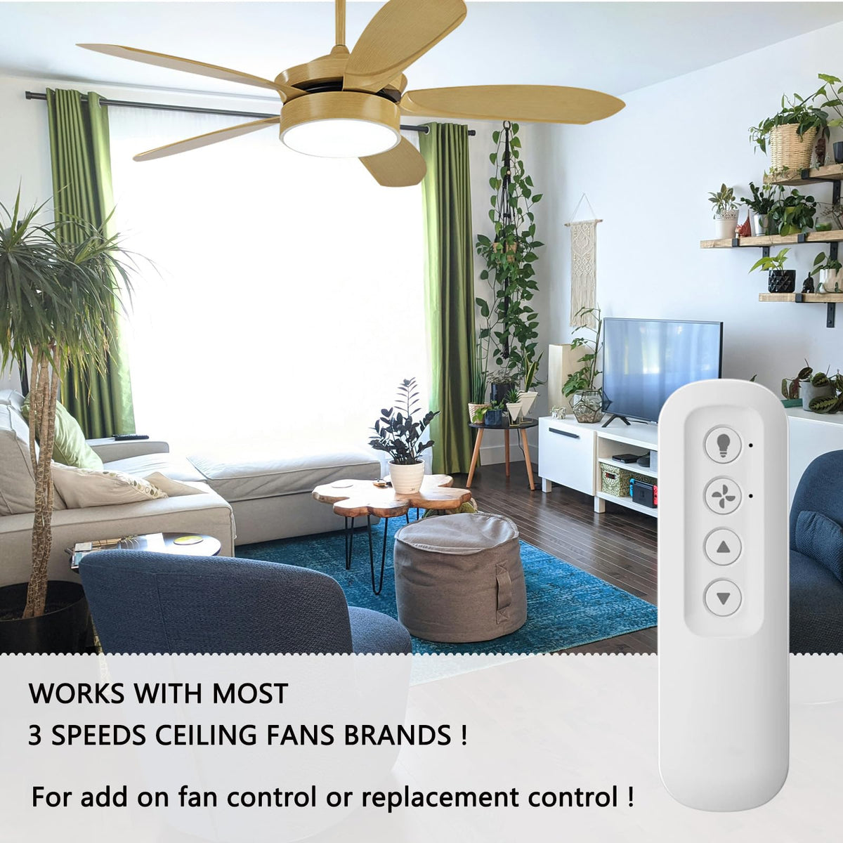 COREBAY remote range reaches up to 60 feet for convenient control