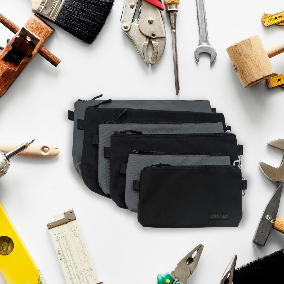 COREFLEX Premium Tool Pouch 600D canvas detail and durable build