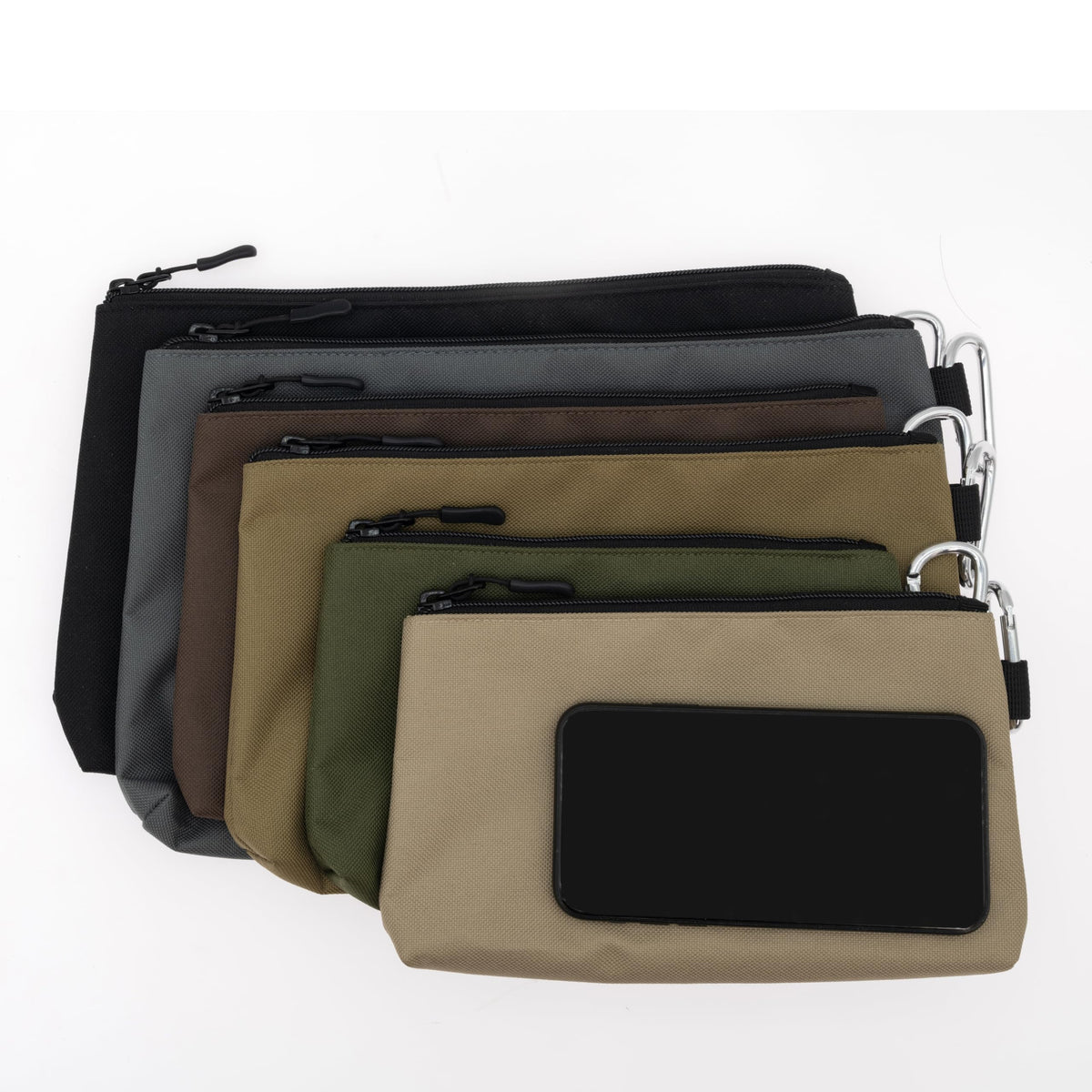 Coreflex Premium Tool Pouch size 7x12 closeup reveals large capacity for tools.