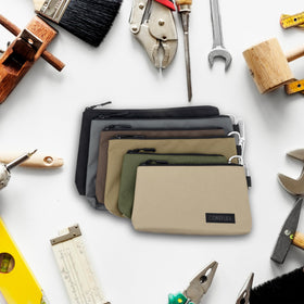 Coreflex Premium Tool Pouch sturdy stitching closeup demonstrates reliable seams.