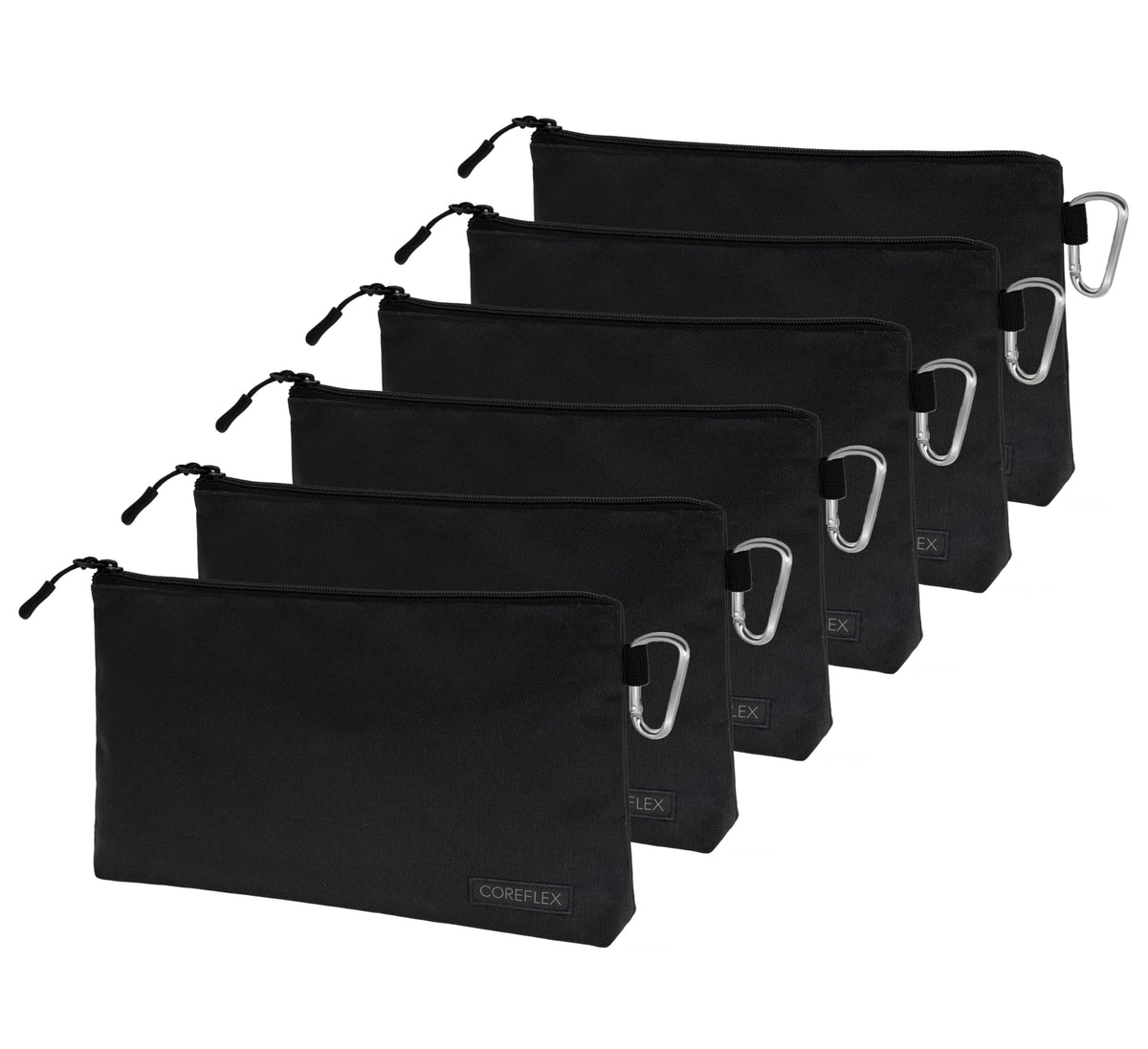COREFLEX Premium Tool Pouch front view highlights sturdy canvas and organized storage potential.