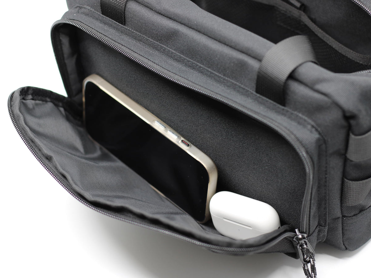 Coreflex 12-inch bag with MOLLE straps on the sides
