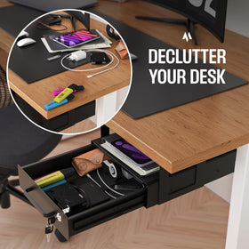 CoreMinded wool felt pad inside drawer protecting items from scratches.