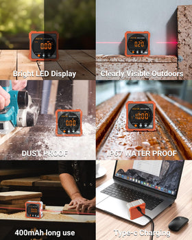 COROLLATA IP67 dustproof design enables readings in dusty or wet environments.
