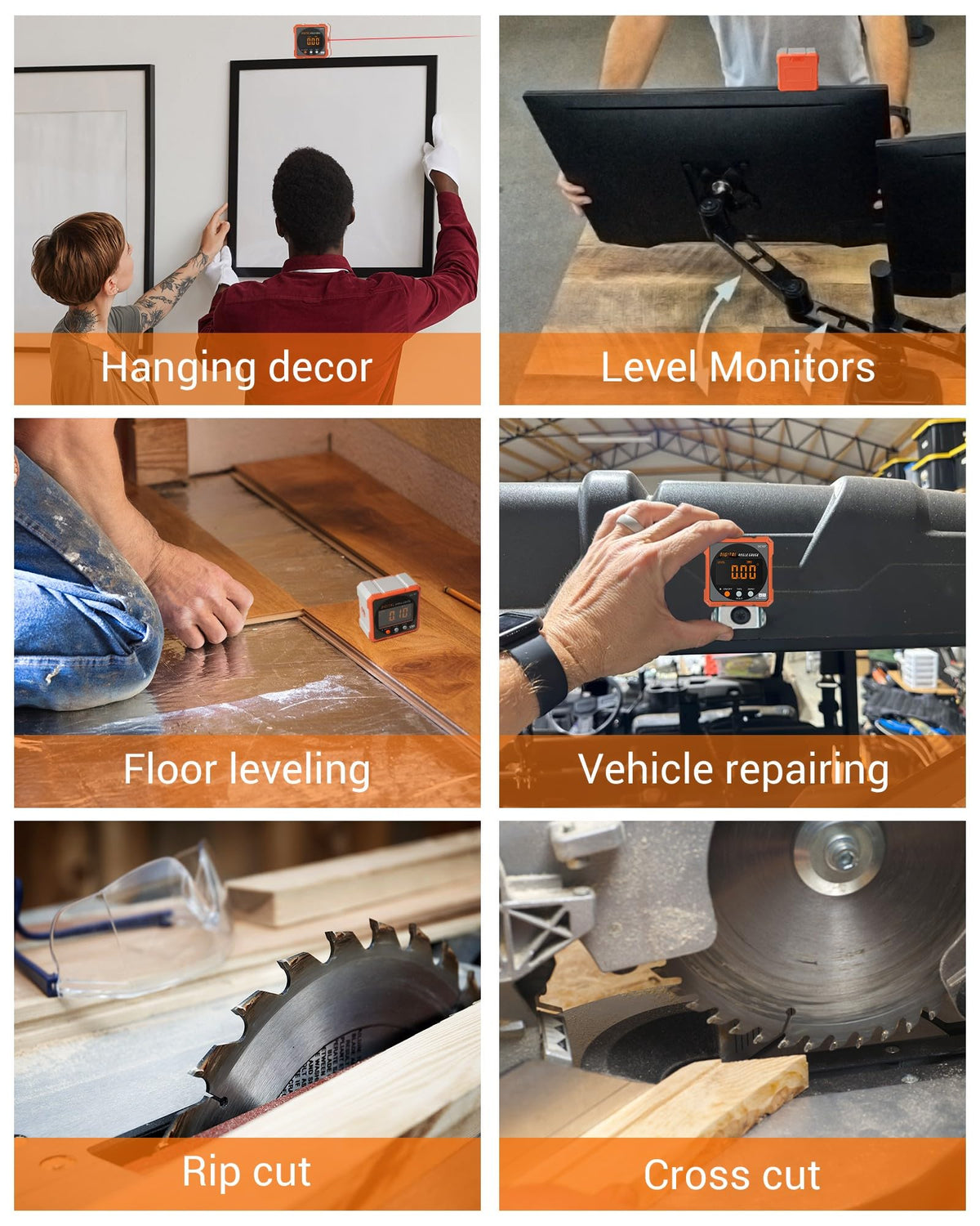 COROLLATA portable level with magnets stays fixed on metal surfaces during precise measurements.