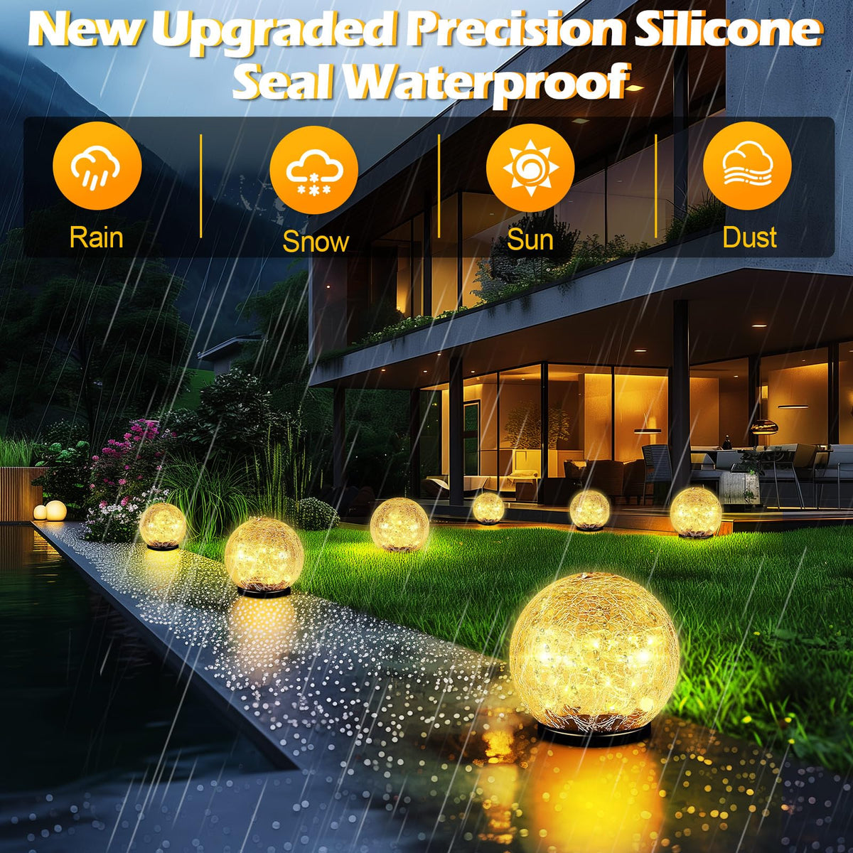 Coroor IP44-rated outdoor lights withstand weather while brightening yards and decks