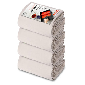 Corporate Hills Canvas Drop Cloth protects floors during painting with thick twill fabric.