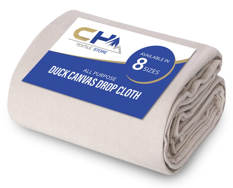 Corporate Hills canvas painters drop cloth full-coverage 9x12 protects floors during painting