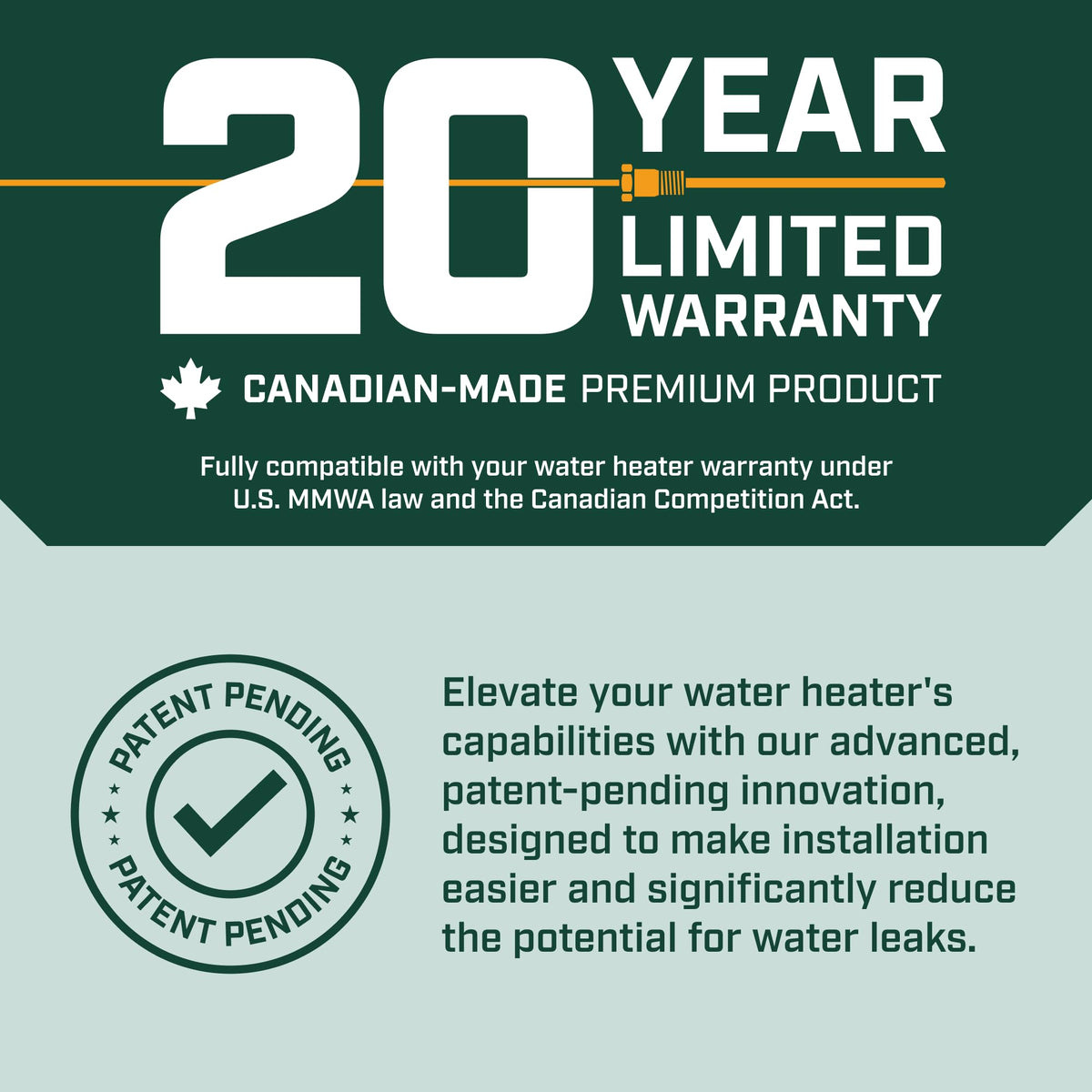 Safe with city and well water and common water treatment systems.