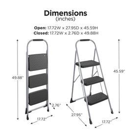 Cosco 11408PBL1E slip-resistant step enhances safety.