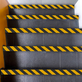 COSIMIXO anti-slip tape used outdoors on wet steps.