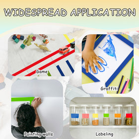 COSIMIXO rainbow tape ideal for arts crafts and labeling projects