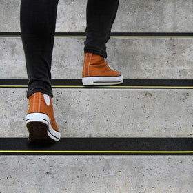 COSIMIXO anti-slip tape on concrete enhances safety in high-traffic areas.