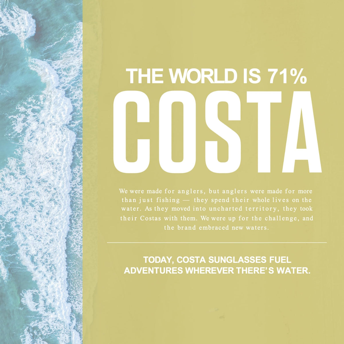 Costa Del Mar retainer designed for water activities and on-the-water reliability.