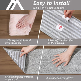 COSY HOMEER low-profile mats fit under doors without snagging