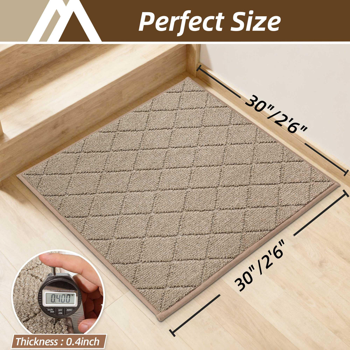 COSY HOMEER easy-peel-stick install for quick, residue-free placement