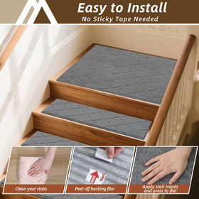 COSY HOMEER 0.4-inch thick cushion softening footsteps.