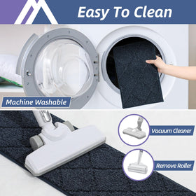 COSY HOMEER easy-peel-stick navy stair treads for quick setup